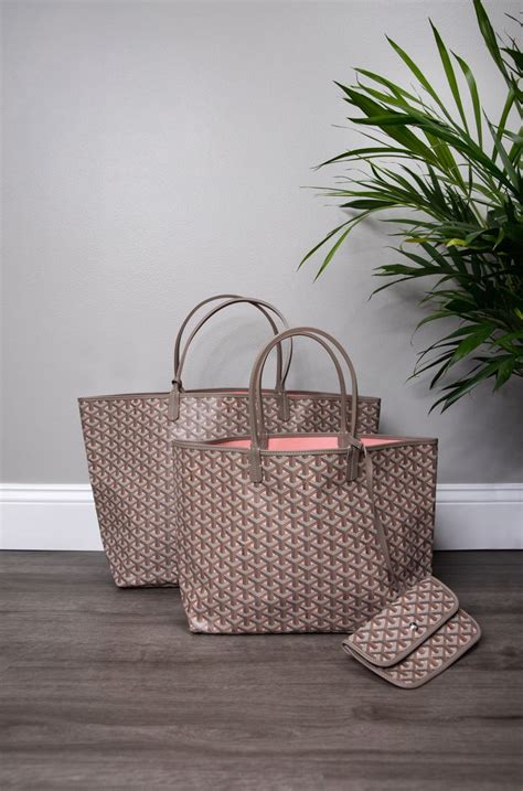 pink grey goyard|pink goyard wallet.